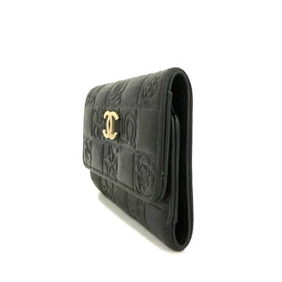 Chanel Icon CC Logo Black Lambskin 6 Key Case - Picture 2 of 8
